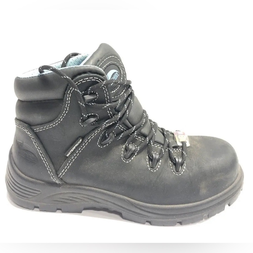 Avenger Work Women’s Framer, Black Comp Toe Work Boots, Size 7W